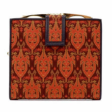 Load image into Gallery viewer, Wallet with Flapper Button (Taiko-mon Nishiki)