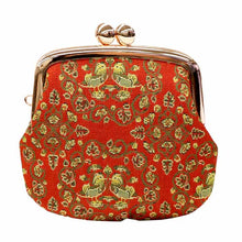 Load image into Gallery viewer, Coin Container (Oshidori Karakusa-mon Nishiki)