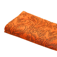 Load image into Gallery viewer, Ancient silk crepe wrapper, seasonal design