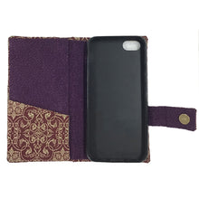 Load image into Gallery viewer, Smart-phone Case for iPhone (Budo Karakusa-mon Nishiki)