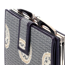 画像をギャラリービューアに読み込む, 口金付二折札入 糸屋輪宝手