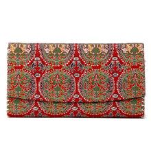 Load image into Gallery viewer, Kaishi Paper Container (Tea-things) (En-mon Byakko Suzaku Nishiki)