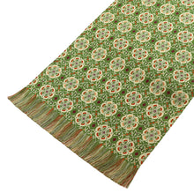 画像をギャラリービューアに読み込む, テーブルセンター 花鳥梅花文錦