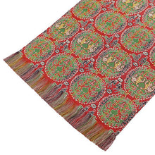 画像をギャラリービューアに読み込む, テーブルセンター 円文白虎朱雀錦