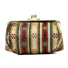 画像をギャラリービューアに読み込む, がま口コスメポーチ 花文暈繝錦