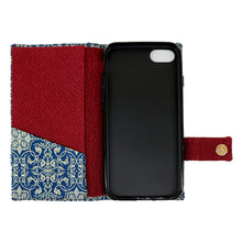 Load image into Gallery viewer, Smart-phone Case for iPhone (Budo Karakusa-mon Nishiki)