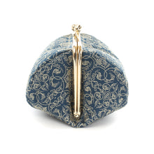 画像をギャラリービューアに読み込む, がま口コスメポーチ 葡萄唐草文錦