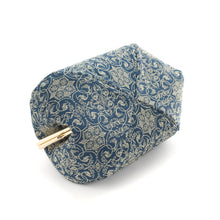 画像をギャラリービューアに読み込む, がま口コスメポーチ 葡萄唐草文錦