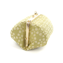 画像をギャラリービューアに読み込む, がま口コスメポーチ 利休緞子