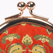 画像をギャラリービューアに読み込む, 鈴付コイン入 鴛鴦唐草文錦