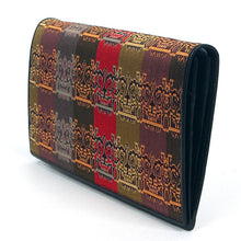 画像をギャラリービューアに読み込む, チャック付札入(皮裏財布) 獅噛文長斑錦