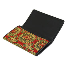 画像をギャラリービューアに読み込む, 皮裏名刺入 唐招提寺裂