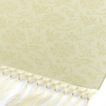 Load image into Gallery viewer, Table Runner in Patterned Sha-weave (seasonal item) (30x80cm) (Futaezuru-Botan-mon)