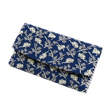 Load image into Gallery viewer, Kaishi Paper Container (Tea-things) (Chiku-Rin Neko Tsunagi-Mon Nishiki)