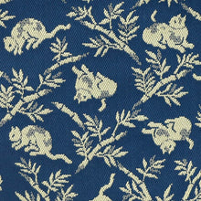 Load image into Gallery viewer, Kaishi Paper Container (Tea-things) (Chiku-Rin Neko Tsunagi-Mon Nishiki)