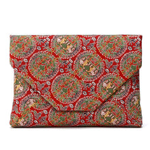 Load image into Gallery viewer, Sukiya Bukuro (A Pouch) (Tea-things) (En-mon Byakko Suzaku Nishiki)