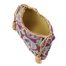 画像をギャラリービューアに読み込む, ミニ巾着 天寿国繍兎文