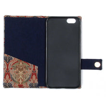 Load image into Gallery viewer, Smart-phone Case for iPhone (Kiri-ni Mukai-houou Maru-mon Nishiki)