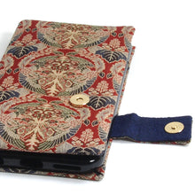 Load image into Gallery viewer, Smart-phone Case for iPhone (Kiri-ni Mukai-houou Maru-mon Nishiki)