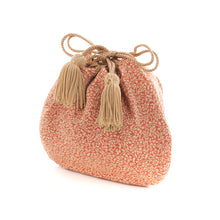 画像をギャラリービューアに読み込む, ミニ巾着 瑞花唐草文錦