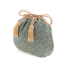 画像をギャラリービューアに読み込む, ミニ巾着 瑞花唐草文錦