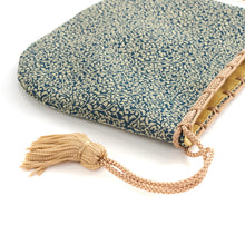 画像をギャラリービューアに読み込む, ミニ巾着 瑞花唐草文錦