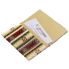 画像をギャラリービューアに読み込む, 裂裏名刺入 花文暈繝錦