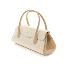 画像をギャラリービューアに読み込む, ハンドバッグ はんなり 葡萄唐草文錦 白小金【WEB限定】