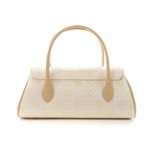 画像をギャラリービューアに読み込む, ハンドバッグ はんなり 葡萄唐草文錦 白小金【WEB限定】