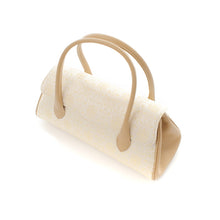 画像をギャラリービューアに読み込む, ハンドバッグ はんなり 葡萄唐草文錦 白小金【WEB限定】