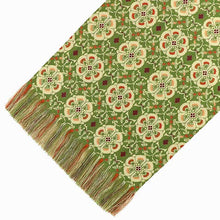 画像をギャラリービューアに読み込む, 花瓶敷 花鳥梅花文錦