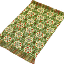 画像をギャラリービューアに読み込む, 花瓶敷 花鳥梅花文錦