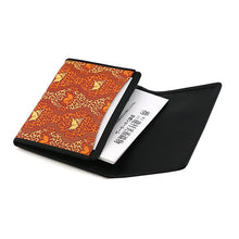 画像をギャラリービューアに読み込む, 皮裏名刺入 猪目文