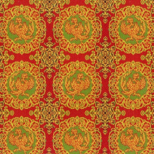画像をギャラリービューアに読み込む, 経錦 風呂敷 御軾鳳凰文錦