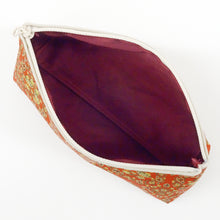 画像をギャラリービューアに読み込む, 半月ポーチ 鴛鴦唐草文錦