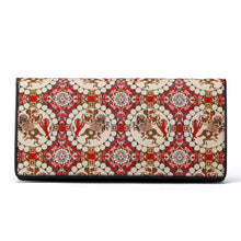 画像をギャラリービューアに読み込む, チャック付札入(皮裏財布) 獅子狩文錦