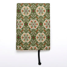 画像をギャラリービューアに読み込む, ブックカバー 花鳥梅花文錦