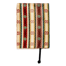 画像をギャラリービューアに読み込む, ブックカバー 花文暈繝錦