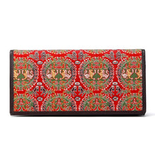 画像をギャラリービューアに読み込む, 口金付札入 円文白虎朱雀文錦