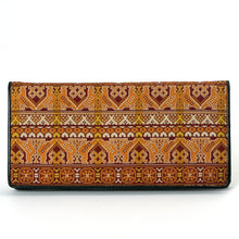画像をギャラリービューアに読み込む, チャック付札入(皮裏財布) 欧鳥繍華錦