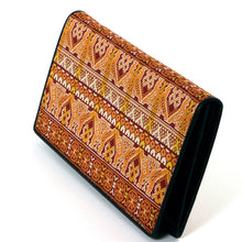 画像をギャラリービューアに読み込む, チャック付札入(皮裏財布) 欧鳥繍華錦