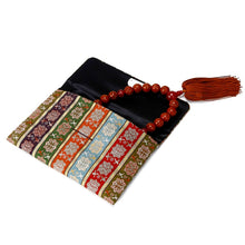 画像をギャラリービューアに読み込む, 数珠入 大 唐花雙鳥長斑錦