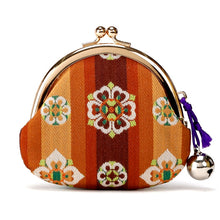 画像をギャラリービューアに読み込む, 鈴付コイン入 天平木画奏花錦