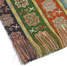 画像をギャラリービューアに読み込む, 花瓶敷 唐花雙鳥長斑錦