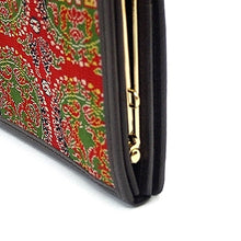 画像をギャラリービューアに読み込む, 口金付札入 円文白虎朱雀文錦