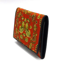 画像をギャラリービューアに読み込む, 皮裏名刺入 鴛鴦唐草文錦