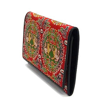 画像をギャラリービューアに読み込む, 皮裏名刺入 円文白虎朱雀錦