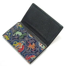 Load image into Gallery viewer, Name Card Container (with leather lining) (Shikami Choju-mon Nishiki)