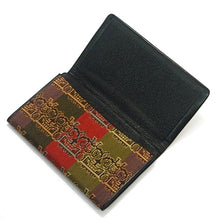 画像をギャラリービューアに読み込む, 皮裏名刺入 獅噛文長斑錦