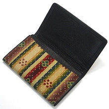 画像をギャラリービューアに読み込む, 皮裏名刺入 花文暈繝錦